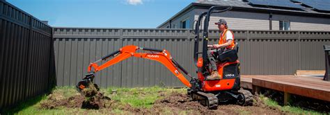 kubota u10 foundation digging